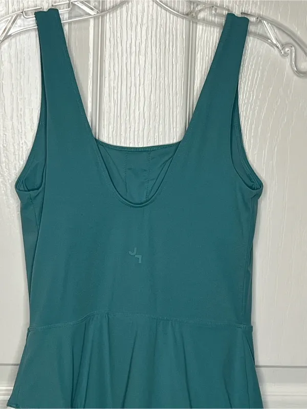 Joy Lab Sz XS Teal Sleeveless Pleated Tennis Dress Skort - Image 6