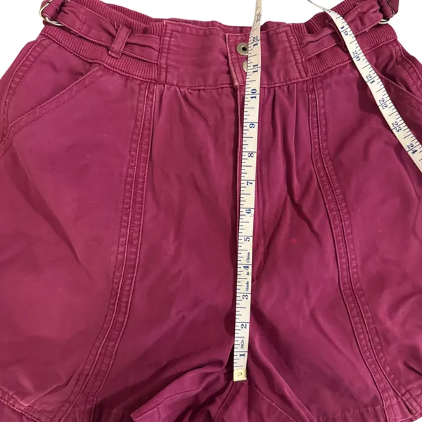 VTG‎ Esprit Sport Pink High Rise Shorts Women's 26 Paperbag Cotton 90s Y2K - Image 7