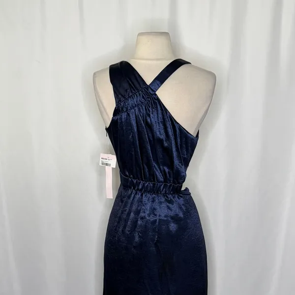NWT!! AVEC LES FILLES Blue Maxi Dress Cutouts Asymmetrical Party‎ Cocktails 8 - Image 10