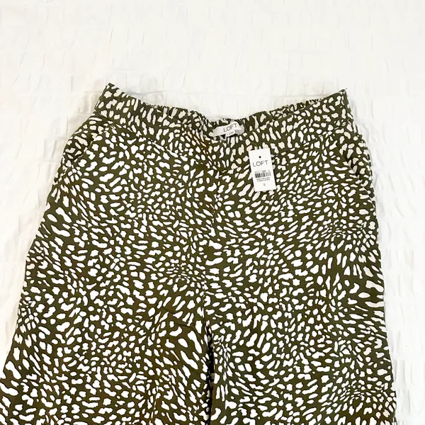 NWT LOFT Wide Leg Animal Print Pants - Image 5