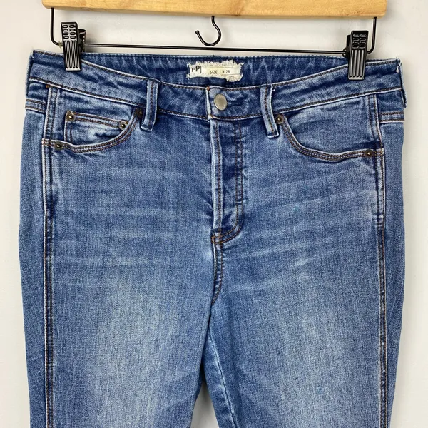 Free People Distressed Skinny Ankle Jeans Size 28 - Image 2