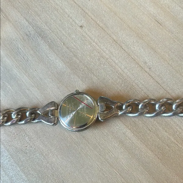 Precision by Gruen Swiss Made Vintage Silver Chain Link Watch - Image 7