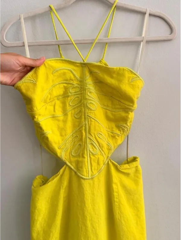 Farm Rio Monstera Midi Dress - Image 7
