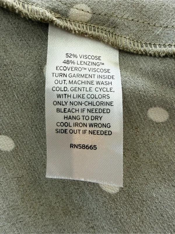 Nordstrom Satin Polka Dot Skirt Size Large - Image 4
