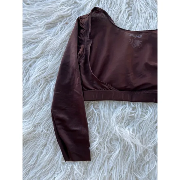 Skims Barely There Shapewear Arm Shaper Cocoa Size XXS - Image 4