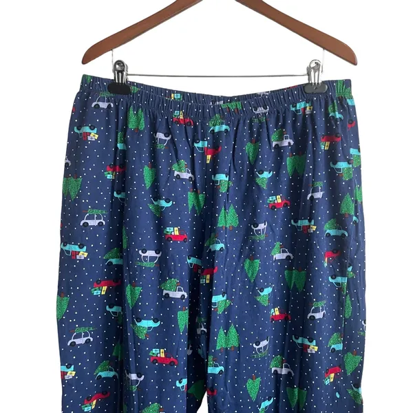 Christmas PJs Set Women 1X Red Long Sleeve Holiday Novelty Print Lounge Festive‎ - Image 6