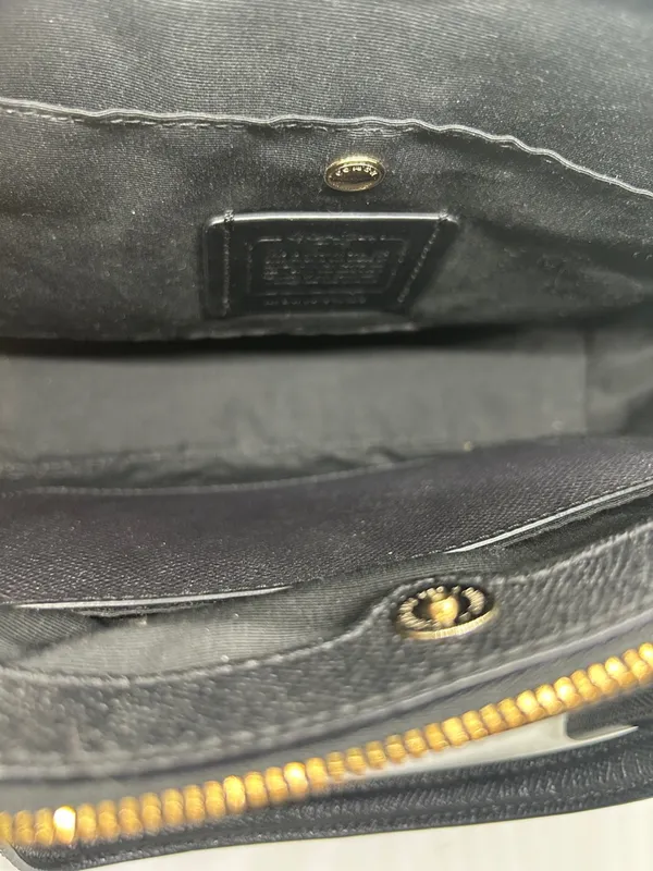 Coach Black Pebbled Leather Christie Satchel Tote Handbag Purse w/ Wallet 🌺🌺 - Image 10