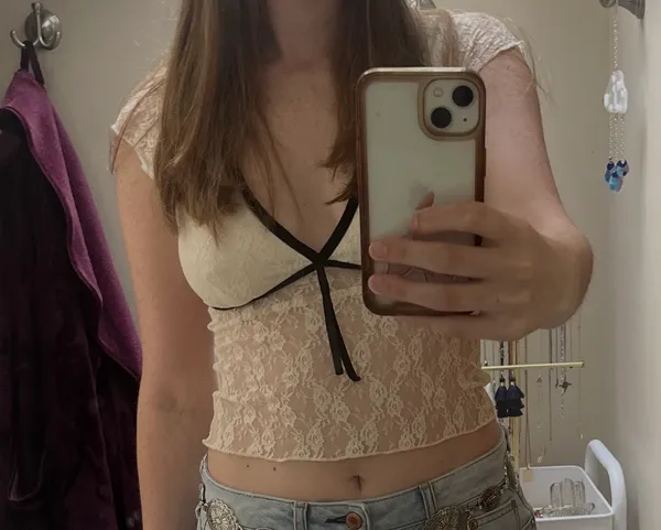 Urban outfitters Kimchi blue white lace top - Image 5