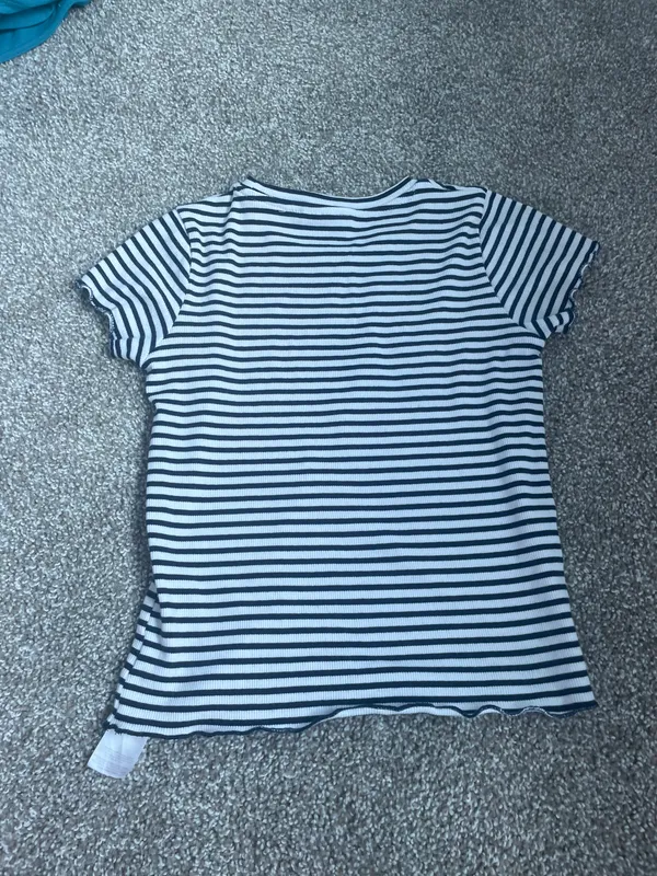 Striped Cropped Top Multi Size XS - Image 2