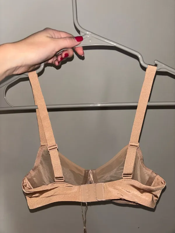SKIMS No Show Molded Unlined Demi Bra Clay 32C - Image 2