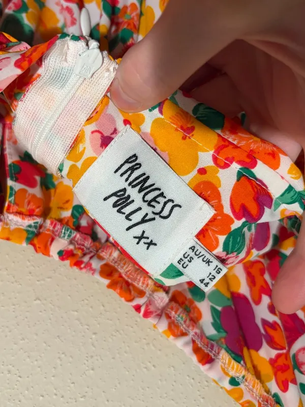 Princess Polly Barrett Mini Dress in Multi Floral - Image 10