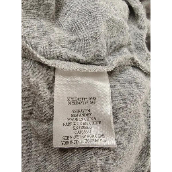 Women Z Supply Swing Tank Top Gray Medium - Image 6