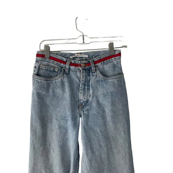Tommy Hilfiger Vintage‎ 90s Women's Size 6 High Rise Straight Leg Mom Jeans - Image 2