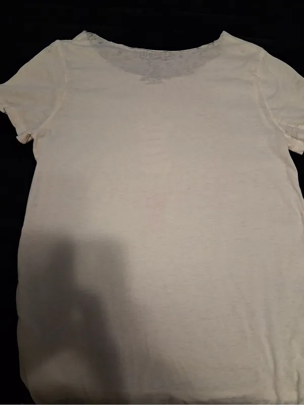 Blondie Logo Graphic Tee in White and Red Size XL - Image 2