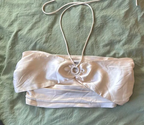 Princess Polly Odette Satin Halter Top - Image 7