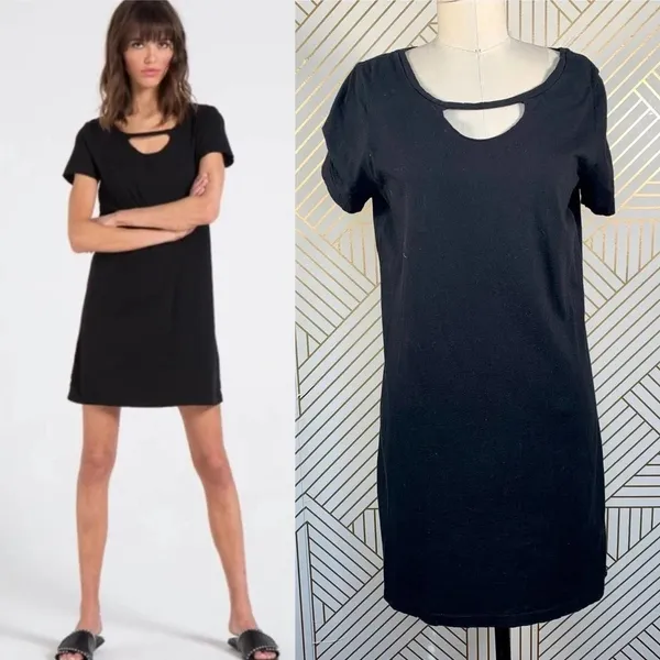 n:Philanthrophy Carlita‎ T-Shirt Dress in Black - Image 2