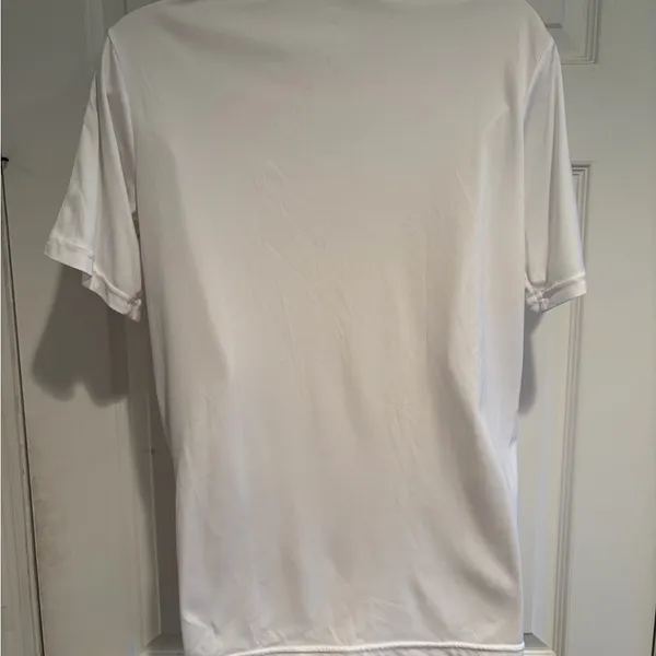 Nike Dri-FIT Golf Polo‎ Shirt Womens Large White Performance Top 642071-101 - Image 4