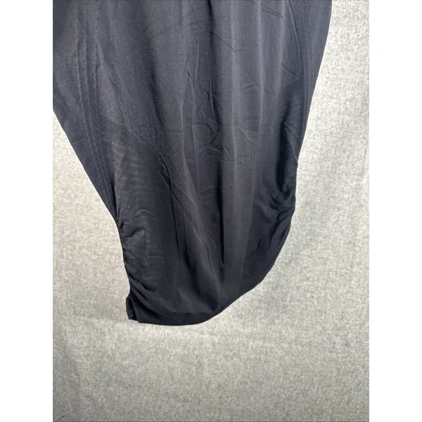 Athleta Medium‎ Top Speedlight Tee Womens Black Stretch Short Sleeve Maternity? - Image 8
