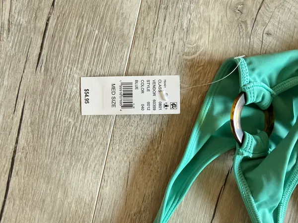 Pacsun swim teal one piece - Image 4
