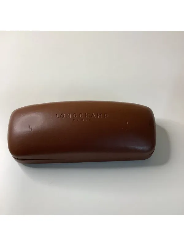 Longchamp Paris Brown Hard Shell Clamshell Sunglasses Eyeglasses Case, Used - Image 7
