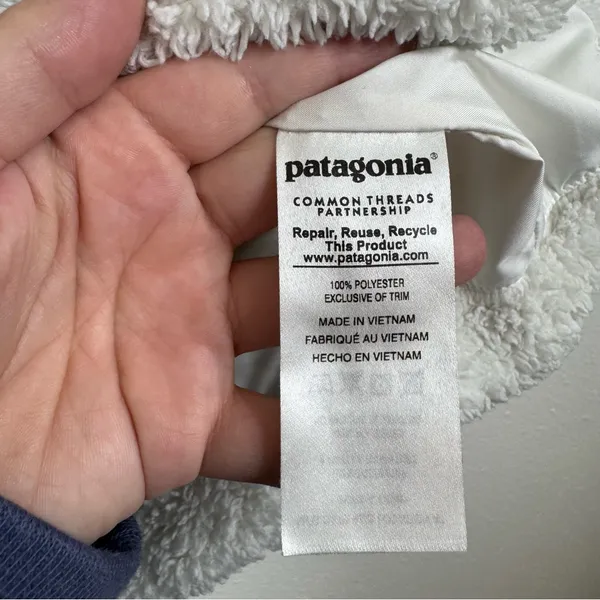 Patagonia White Los Gatos Vest‎ Size Large - Image 4