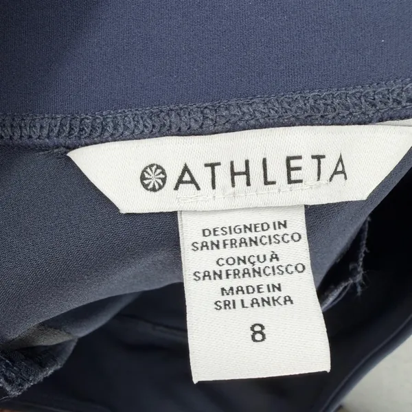Athleta Endless Bermuda Short Blue Womens Size 8 Activewear Model Chic - Image 5