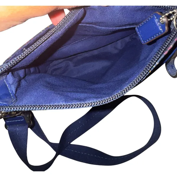COACH‎ Poppy Tartan Plaid Signature Messenger Bag Crossbody Preppy Fall Luxury - Image 7