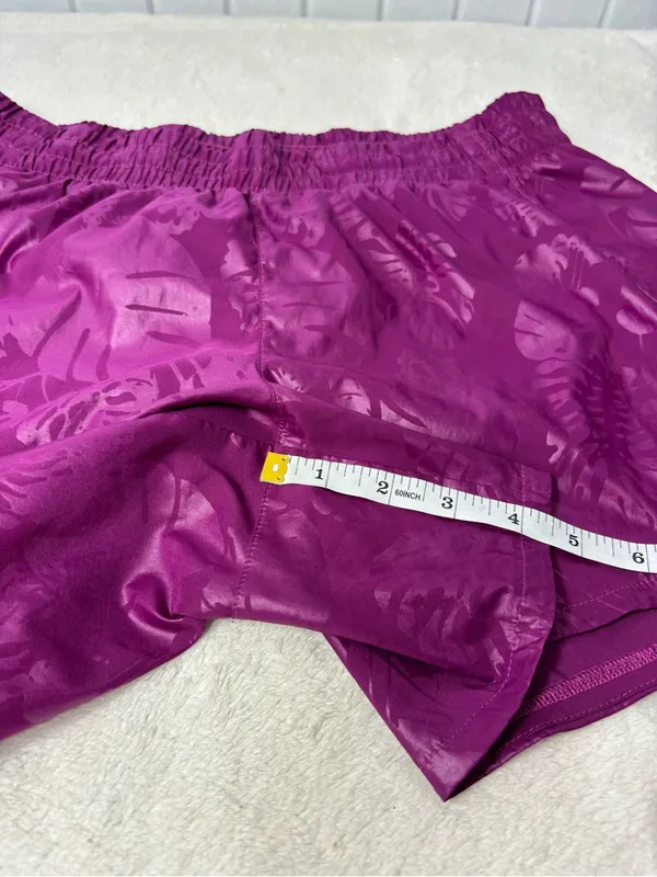Athleta Race Runner Women’s Magenta Printed Athletic Shorts Size M‎ - Image 6