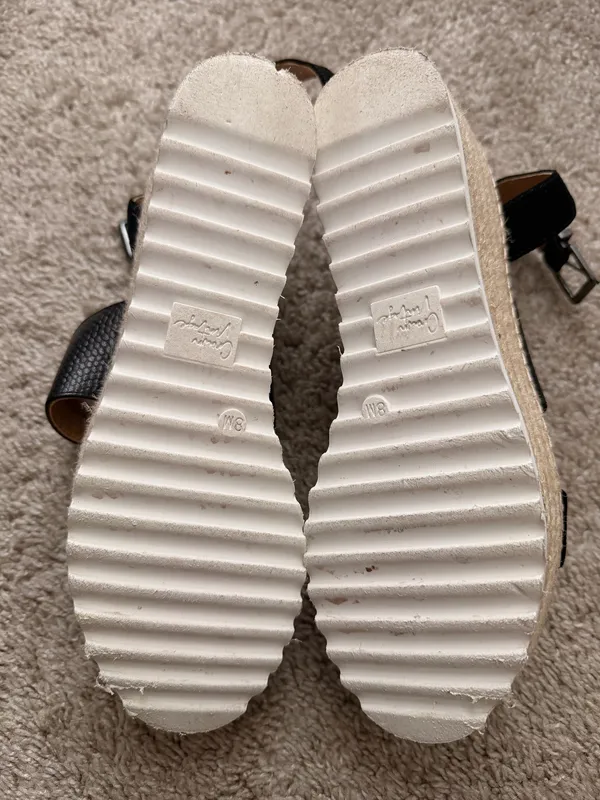 Black Sandals Size 8 - Image 3
