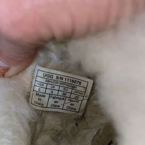 UGG brown shearling slippers - Image 9