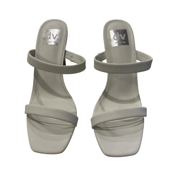 DV Dolce Vita Yorke Two-Band Square-Toe High-Heel Dress Sandals, Size 8 - Image 3
