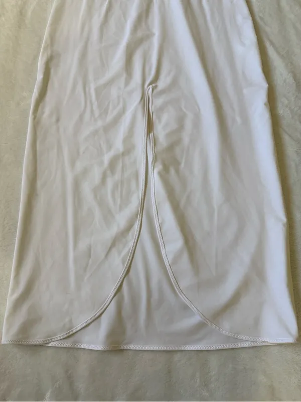 David’s Bridal White Full Slip Shapewear Strapless 36B Bridal Dress Slip - Image 4