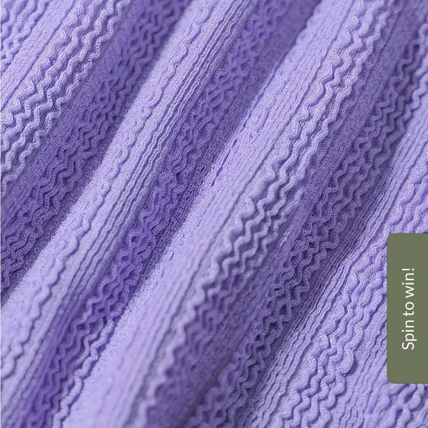 Berlook Purple Solid Textured Bikini Bottom - Image 7