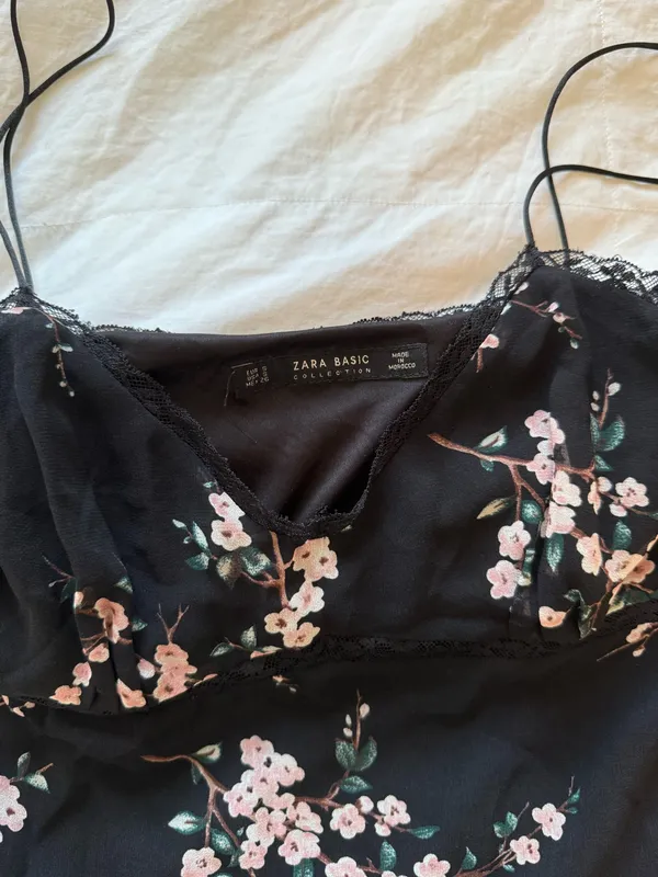 Zara floral midi dress - Image 4