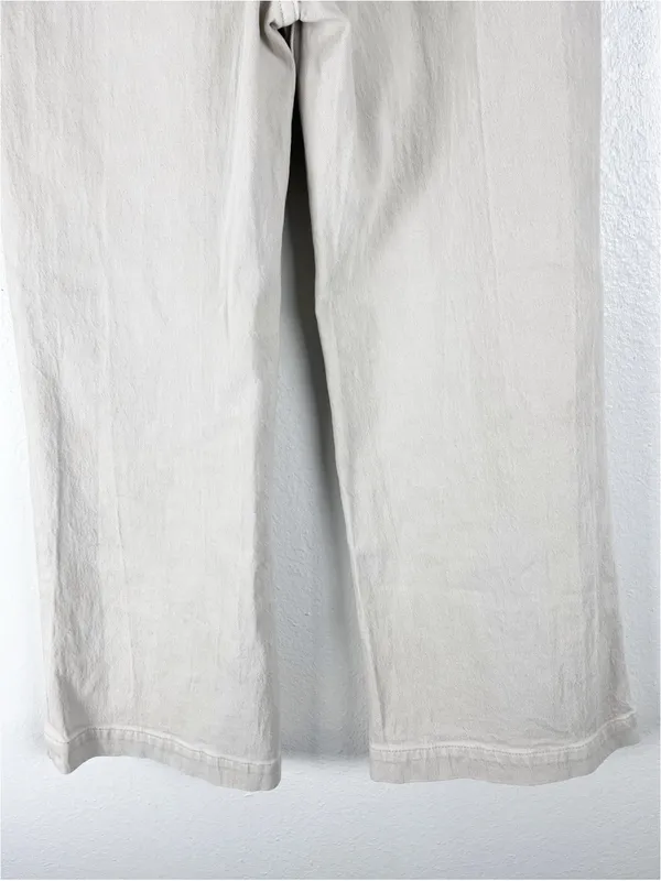 ROLLA’S Cream Sailor High Rise Wide Leg Denim Jeans Size 26 Neutral Preppy Boho - Image 10