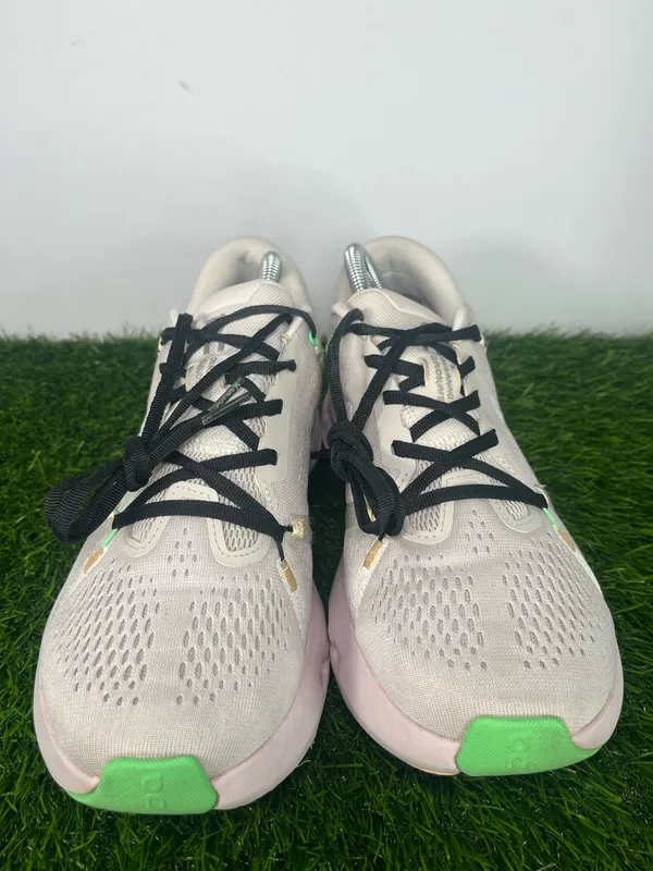 On Cloud Cloudsurfer Next CloudTec Phase Women’s Size 10.5 Running Shoes White Green Pink - Image 2