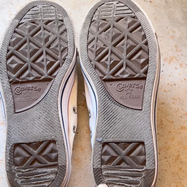 Cream Converse Slip-on Sneakers - Image 3