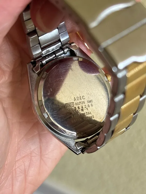 Vintage ADEC Watch Gold - Image 3