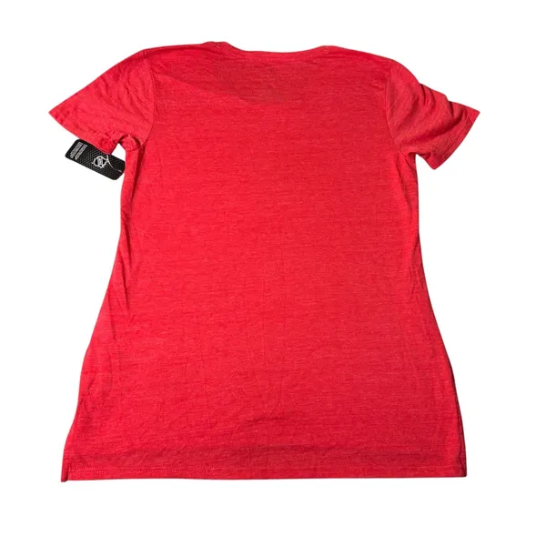 Fanatics Chicago Blackhawks Womens Small Red Heather NHL Graphic‎ T-Shirt NWT - Image 2