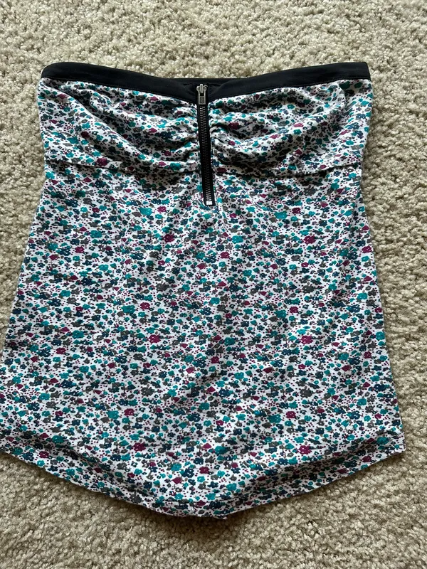 Roxy Y2K strapless Floral Tube Top - Image 8