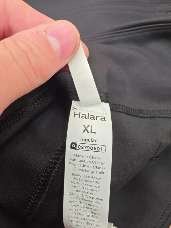 NWT Halara Flex™ High Waisted Pocket Tapered Cropped Work Pants in Black Size XL - Image 8