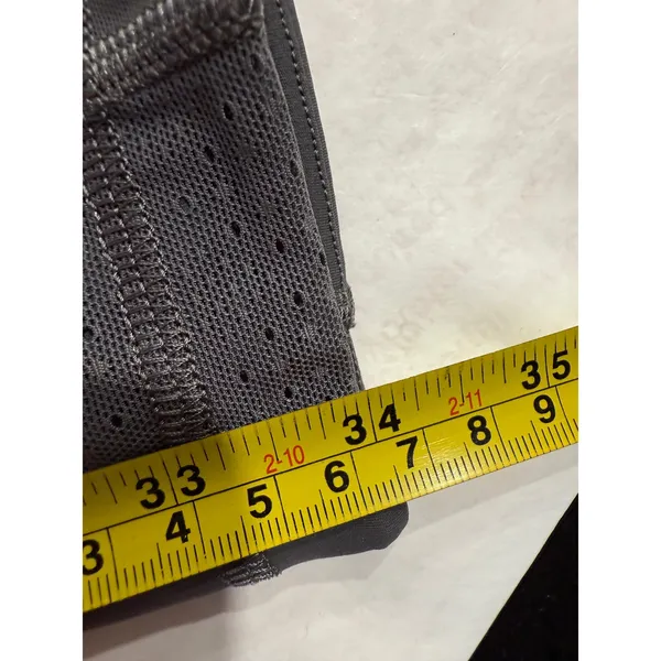 Lululemon Gray Mesh Panels High Rise Workout‎ Leggings Yoga Pants Womens Size 4 - Image 7