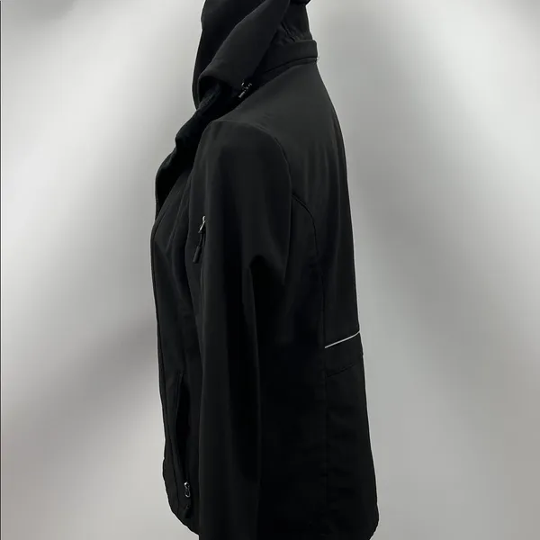 Free Country Women's Black Utility Hooded Thumbhole Jacket - Image 9