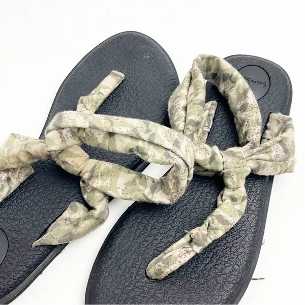 SANUK Ella Aztec Print Yoga Sling Sandals Size 7 Casual Neutral Lightweight - Image 7