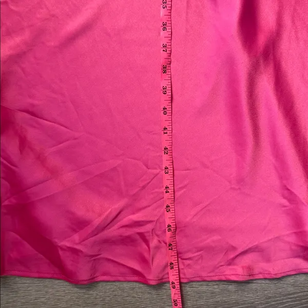 NEW Reformation Nevaeh Pink Slip Dress Medium - Image 10