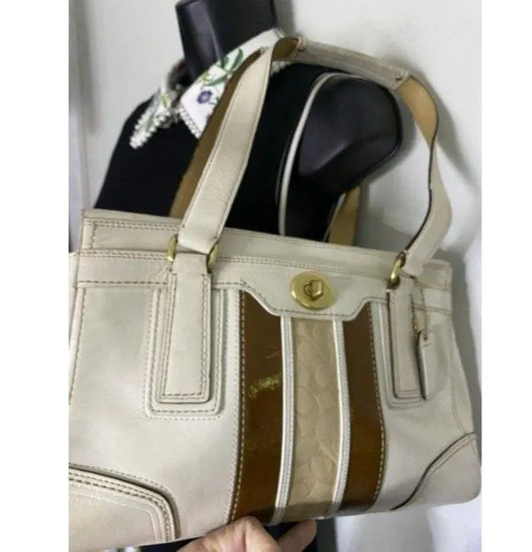 coach leather white shoulder bag - Image 6