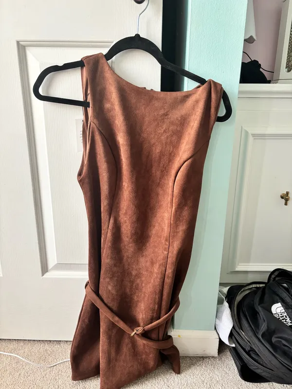 Brown Mini Revolve Dress - Image 2