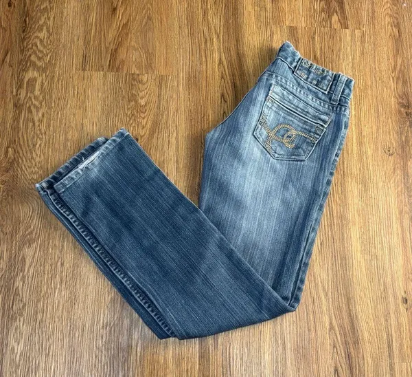 Y2K vintage low rise jeans - Image 4