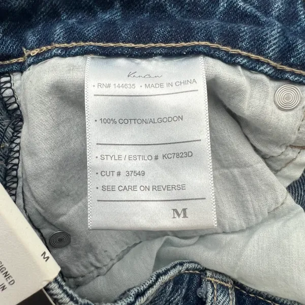 KanCan | Distressed Medium Wash High Rise Denim Shorts NWT Size M - Image 7