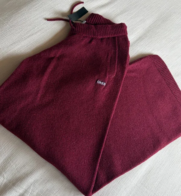 Oner Active OVERSIZED KNIT STRAIGHT LEG PANTS - Image 2